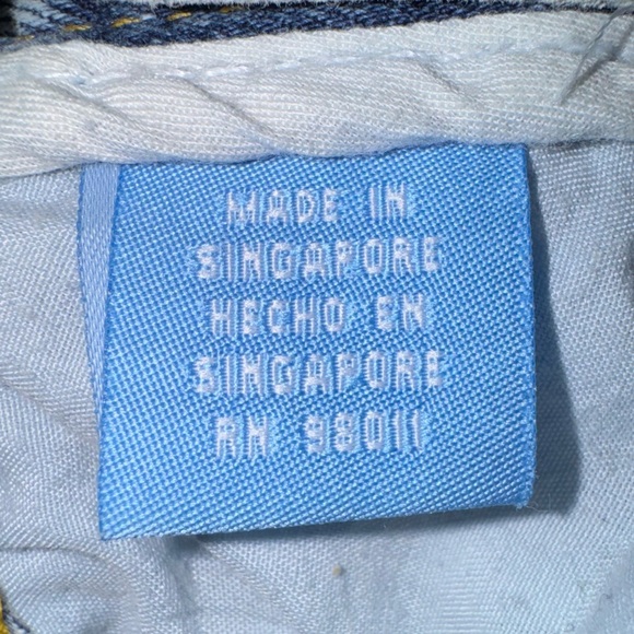 Azzure Denim Jeans with Unique Pattern. Size 34 GUC - Picture 7 of 9